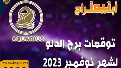توقعات برج الدلو لشهر نوفمبر 2023