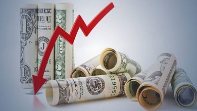 انخفاض أسعار الدولار