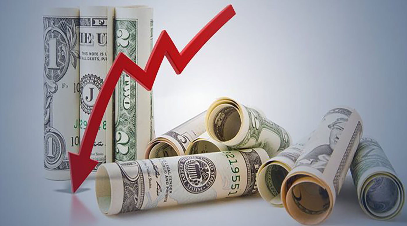 انخفاض أسعار الدولار
