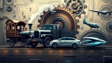 تطور وسائل النقل عبر العصور: من القدم إلى الثورة التكنولوجية الحديثة وأثره على حياة الإنسان 4 تطور وسائل النقل عبر العصور