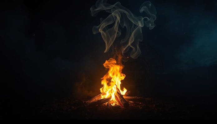 رؤية النار في المنام