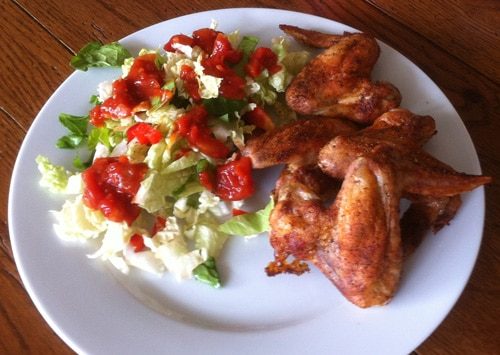 grilled chicken wings with salad 1132x670 1