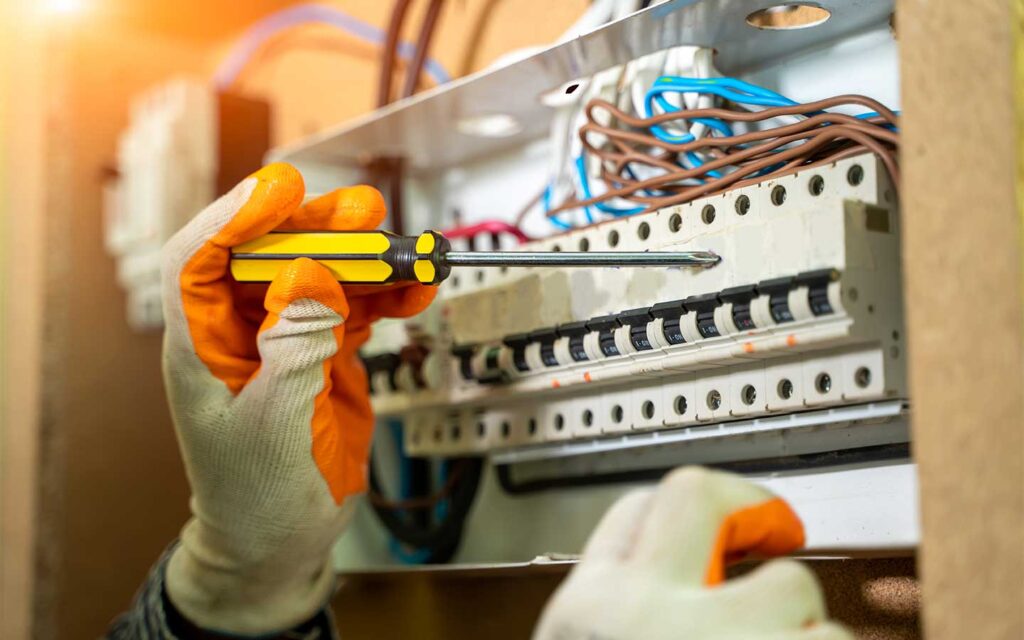 أعطال الكهرباء المنزلية وكيفية إصلاحها 1 Electricians in Dubai Body1 ar12062024 1024x640 1